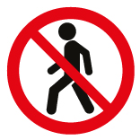 Red Prohibited Sign