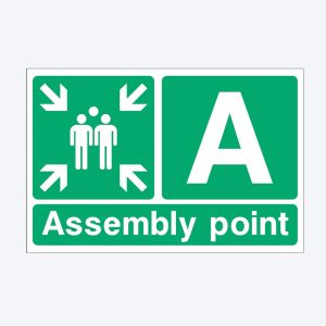 Fire Assembly Point A Sign - 400mm x 300mm
