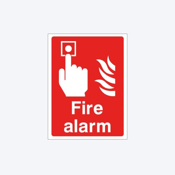 Fire Equipment Emergency Fire Alarm Sign - 300mm x 400mm