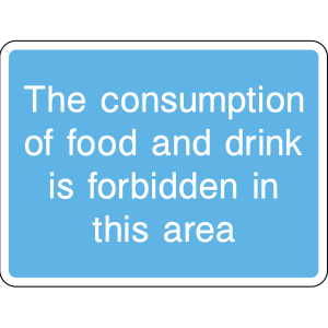 This sign features the message "NOTICE" and "No persons under 18 years of age will be served on these premises" in bold white text on a light blue background. Made from durable, weather-resistant materials, it is suitable for indoor and outdoor use, promoting legal compliance and responsible service practices.